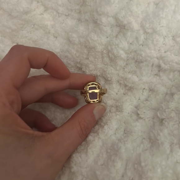Statement Amethyst Ring - Size 7 - Picture 7 of 7